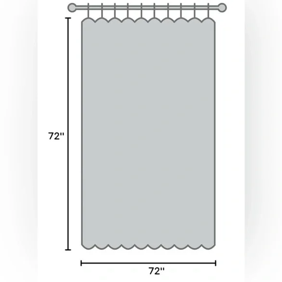 Madison Park Blaine Embroidered Shower Curtain 72x72 - Picture 6 of 7